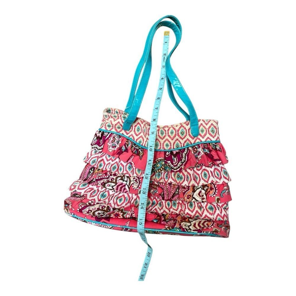 VERA BRADLEY Cha Cha Bag Hand/Shoulder Purse Floral Multicolor Pink - Picture 3 of 9